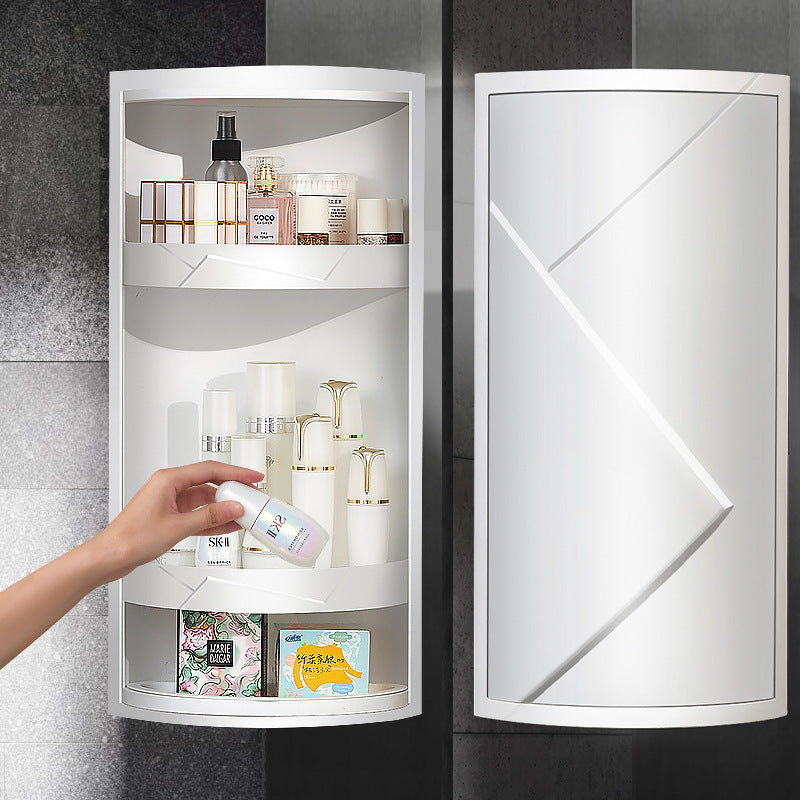 Rotatable Bathroom Makeup Organizer for Easy Access