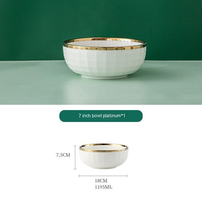 Luxury Nordic Ceramic Rice Bowls | 4th Dimensional