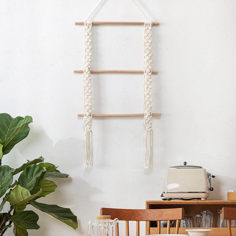 Bohemian Woven Handmade Cotton Rope Tapestry