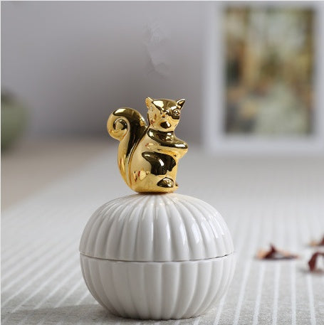 Animal Figurine Jewellery Box | Squirrel, Rabbit, Cat, Bird Designs