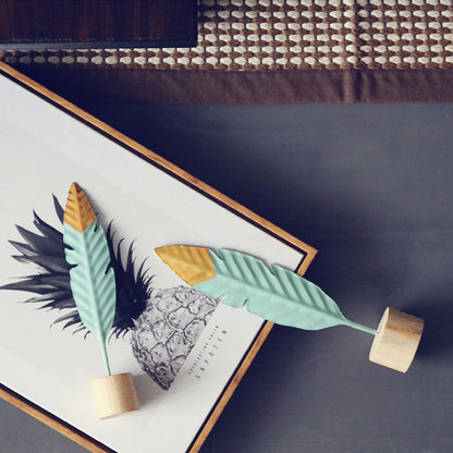 Artistic Feather Living Room Ornaments