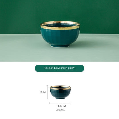 Luxury Nordic Ceramic Rice Bowls | 4th Dimensional