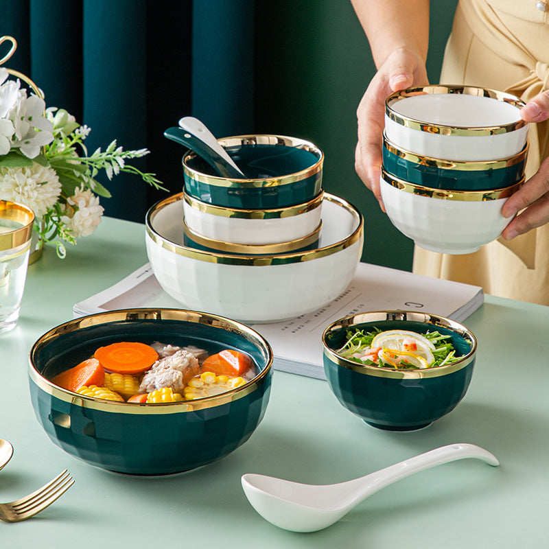 Luxury Nordic Ceramic Rice Bowls | 4th Dimensional