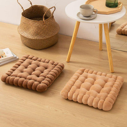 Milk Velvet Cookie Square Mat | Soft and Stylish Floor Rug