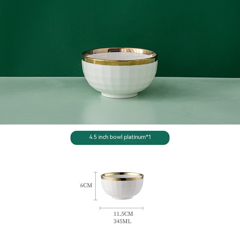 Luxury Nordic Ceramic Rice Bowls | 4th Dimensional