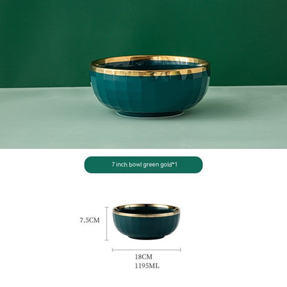 Luxury Nordic Ceramic Rice Bowls | 4th Dimensional